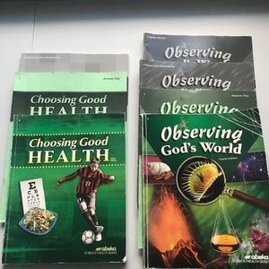 Abeka Science Books, Grade 6, Observing God's World and Choosing Good Health